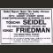 A Providence le 6 mars 1921 (Evening Bulletin) le violoniste russe, Toscha Seidel,
